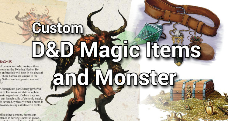 Demonic Encounters | Custom D&D 5e Magic Items and Monsters Cover